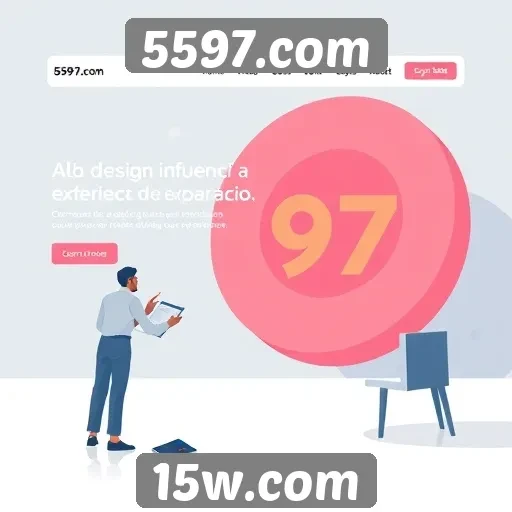Impacto do design na experiência do usuário no 5597.com