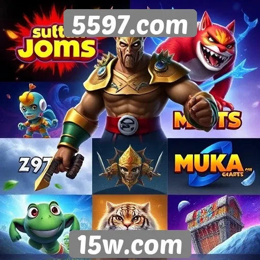 Jogos populares disponíveis em 5597.com